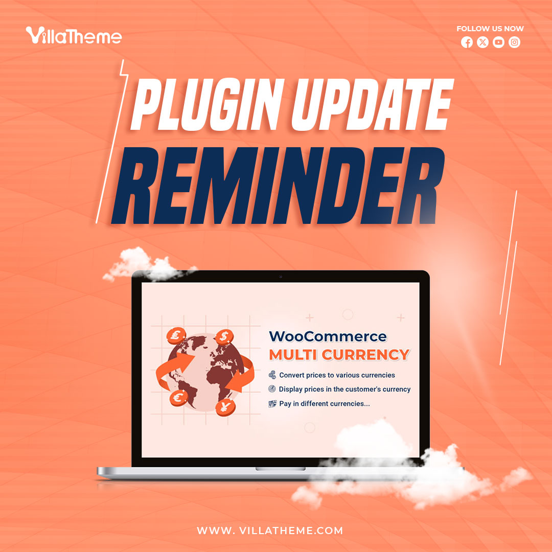 🔧 Keep Your Plugins Updated: villatheme.com/plugin-update-…
Cyber Monday is over, but the sale traffic isn’t 🚀 Make sure your plugins are up to date so your store stays fast, stable, and ready for every shopper this month.

📅 Update now - stay sale-ready.