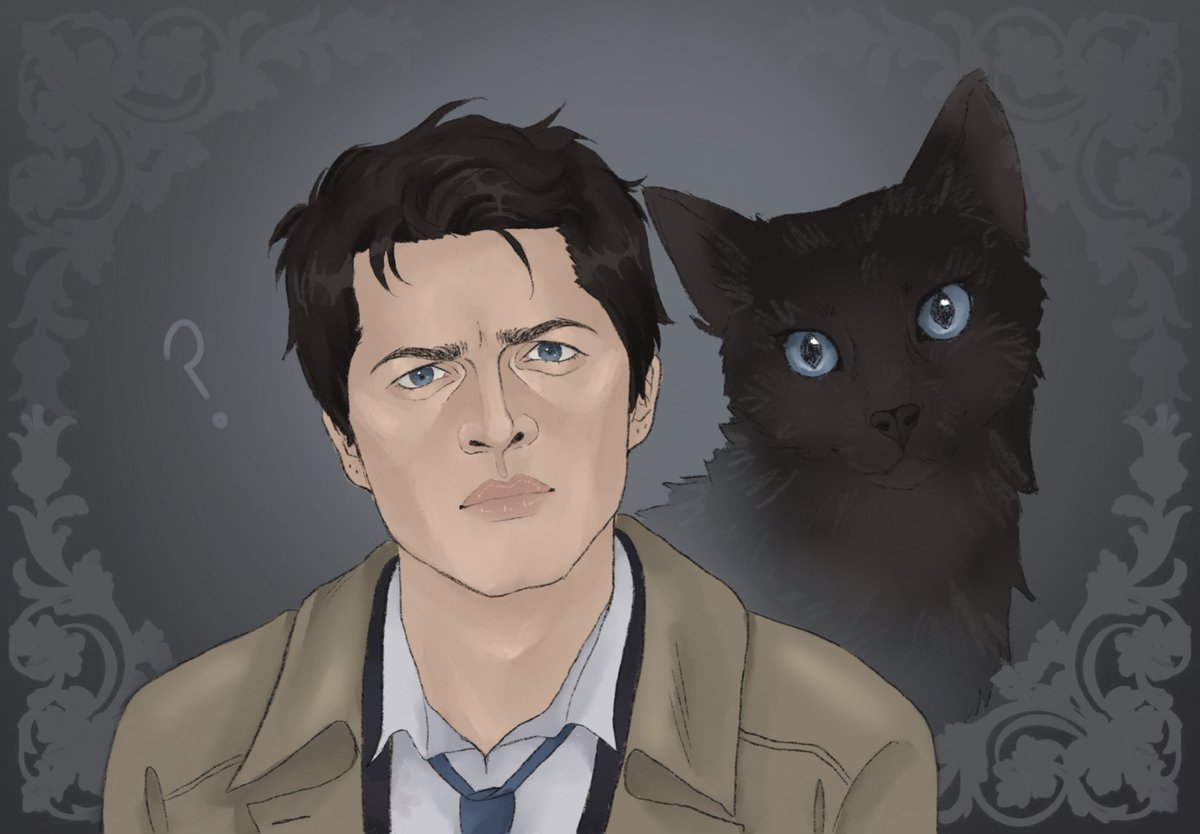 Castielphim's tweet photo. Castiel version #spn #supernatural #castiel https://t.co/fE5MDYGcAP