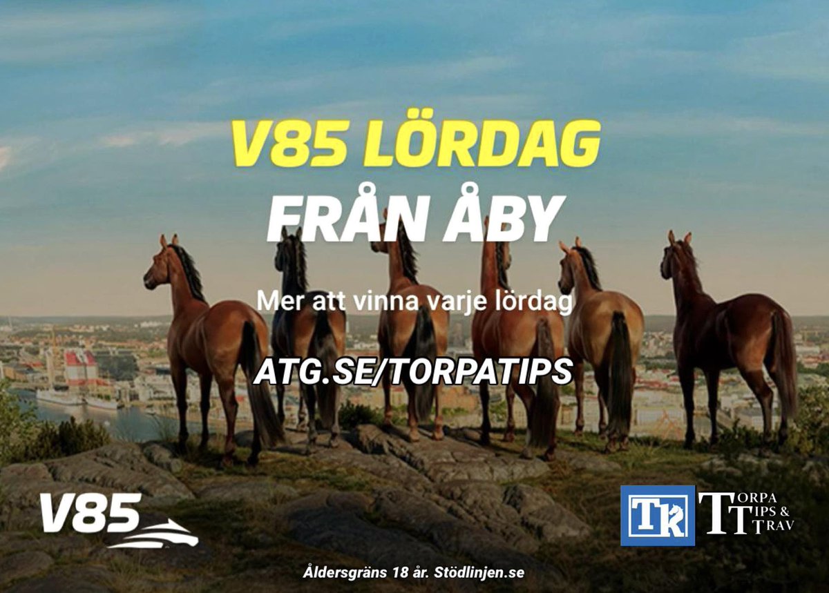 𝐓𝐕𝐀̊ 𝐌𝐈𝐋𝐉𝐎𝐍𝐄𝐑 𝐈𝐍𝐒𝐏𝐄𝐋𝐀𝐓 𝐏𝐀̊ #𝐕𝟖𝟓 𝐅𝐎̈𝐑𝐑𝐀 𝐋𝐎̈𝐑𝐃𝐀𝐆𝐄𝐍 - 𝐈 𝐃𝐀𝐆 𝐆𝐀̊𝐑 𝐕𝐈 𝐅𝐎̈𝐑 𝐌𝐄𝐑! 💰

Succé även i går kväll med över 200 000 inspelat på #V64 - 27 000 i vinst per andel 🤑

Åby i dag! 

Här finns våra spel: atg.se/torpatips/V85_… 👈🏻