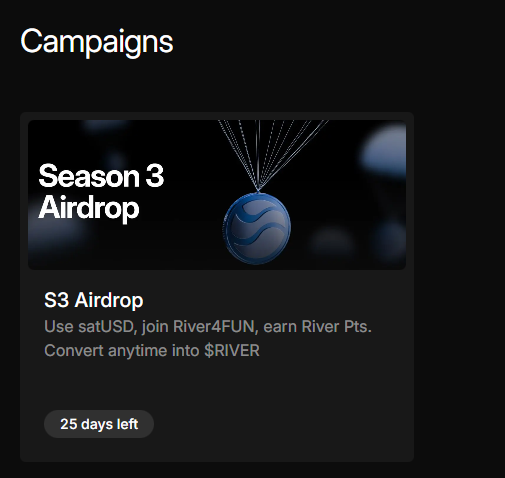 🌊Only 25 Days Left in River Season 3 The Final Sprint Begins

<a href="/RiverdotInc/">River</a> is entering the last 25 days of Season 3, and the momentum across the community is stronger than ever. As we approach the final stretch, competition is heating up and users are pushing harder to maximize