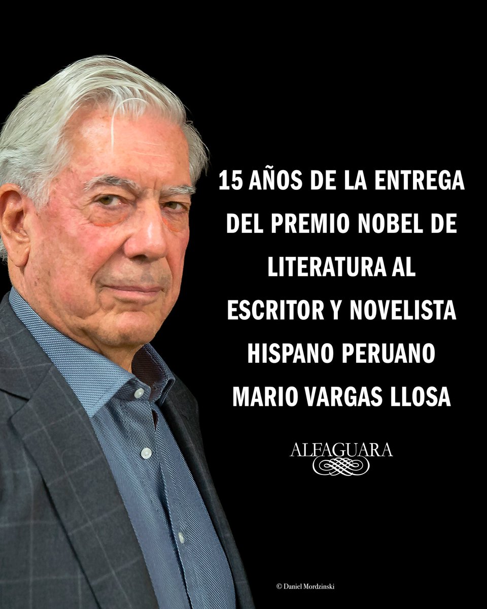 Hace 15 años, el 6 de diciembre de 2010, la Academia Sueca anunciaba el Premio Nobel de Literatura para Mario Vargas Llosa.