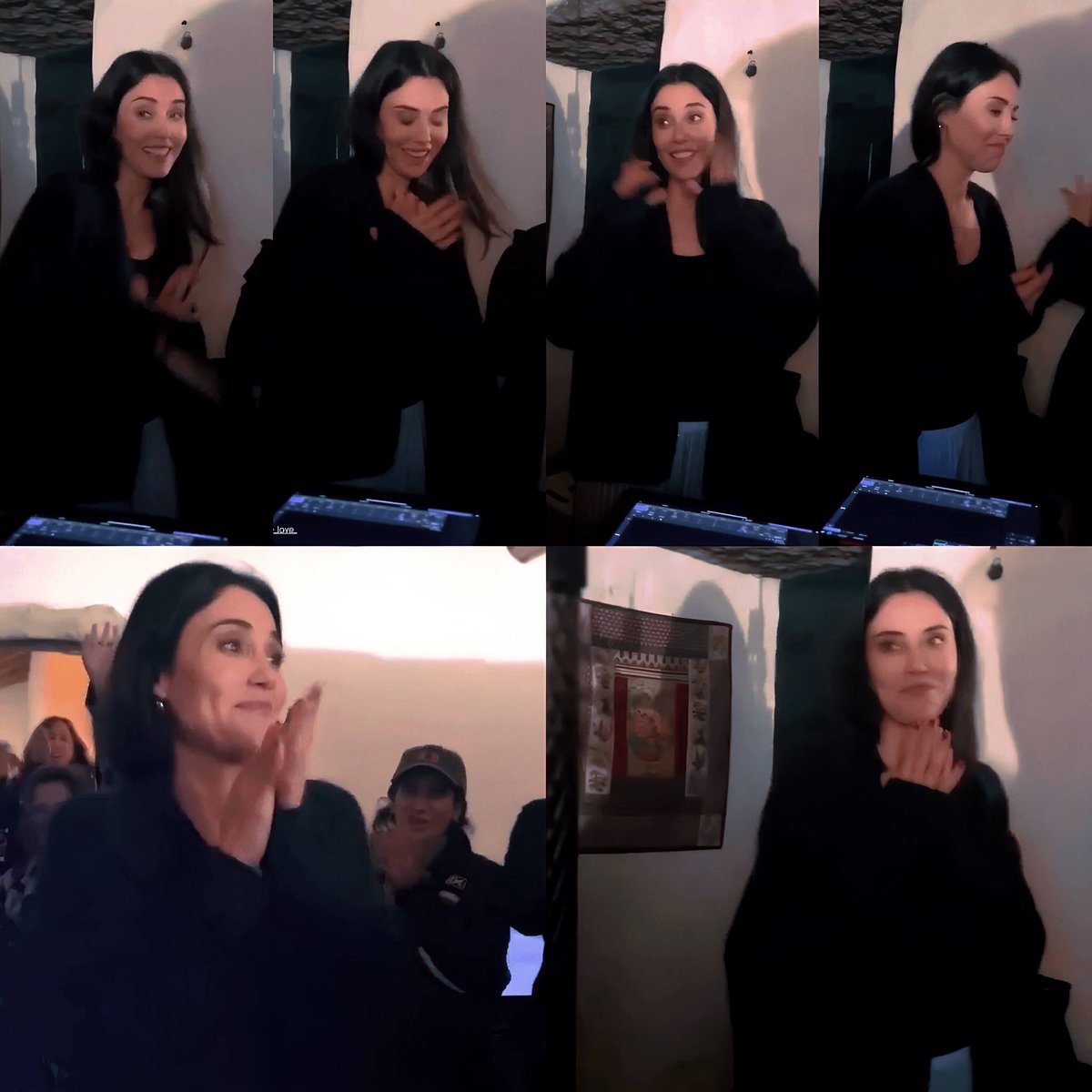 cansu dere ve set neşesi 💜