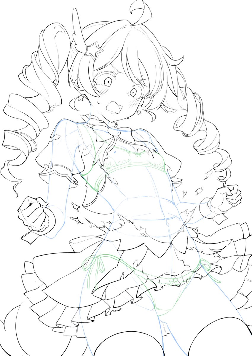 次の絵ラフ 
