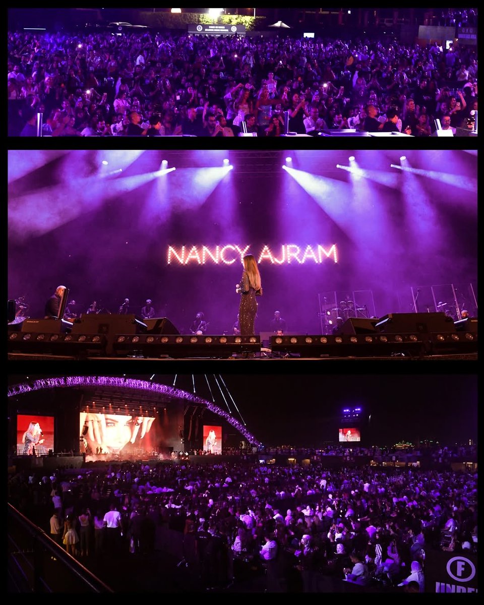 MivaSY's tweet photo. As simple as The shine is showing in here 😍❤️ Full house concert ❤️ For Queen @NancyAjram with #starsonboard #Dubai https://t.co/IswAgKaXzm