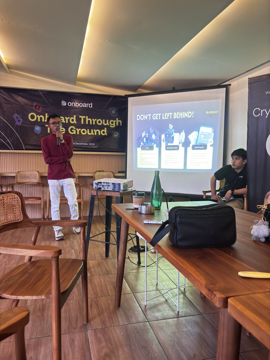 Onboard trhough The Board on Sukabumi
First event onboard cukup menarik, Onboard membawa pandangan baru dalam penggunaan apps web3 di Sukabumi Indonesia.
#OnboardID
<a href="/OnboardGlobal/">Onboard</a>