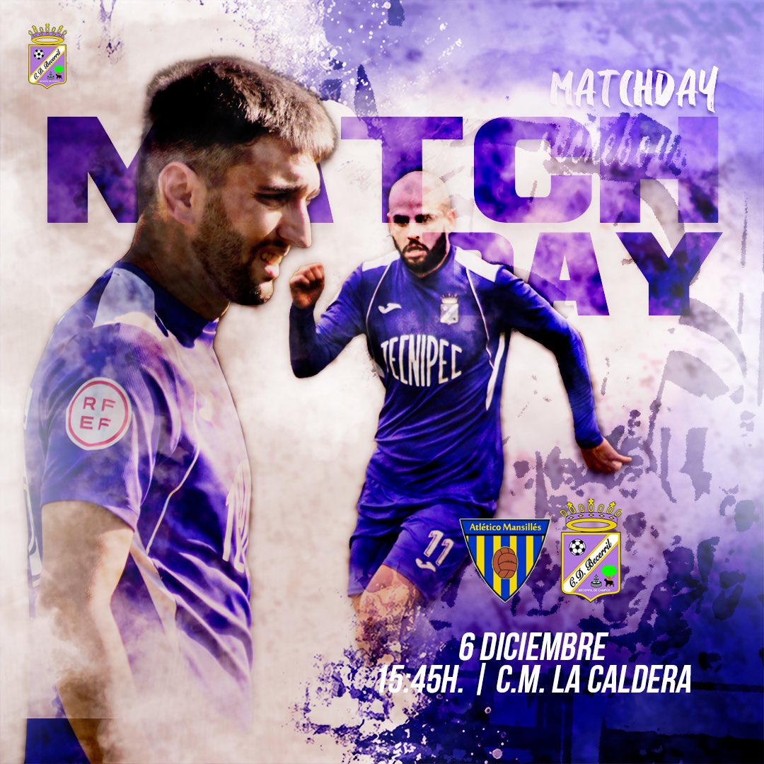 ⚽️ ¡¡HOY JUGAMOS!!

🕓 15:45h.
🏟 C.M. La Caldera
🆚 <a href="/AtlMansilles/">Atlético Mansillés</a> 

#rugeBecerril
