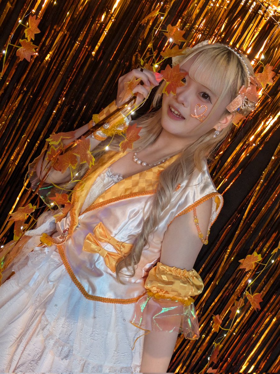 今日は加工無し、ありのままのキラキラ楓🍁🧡可愛すぎたよ！ #でぃすい