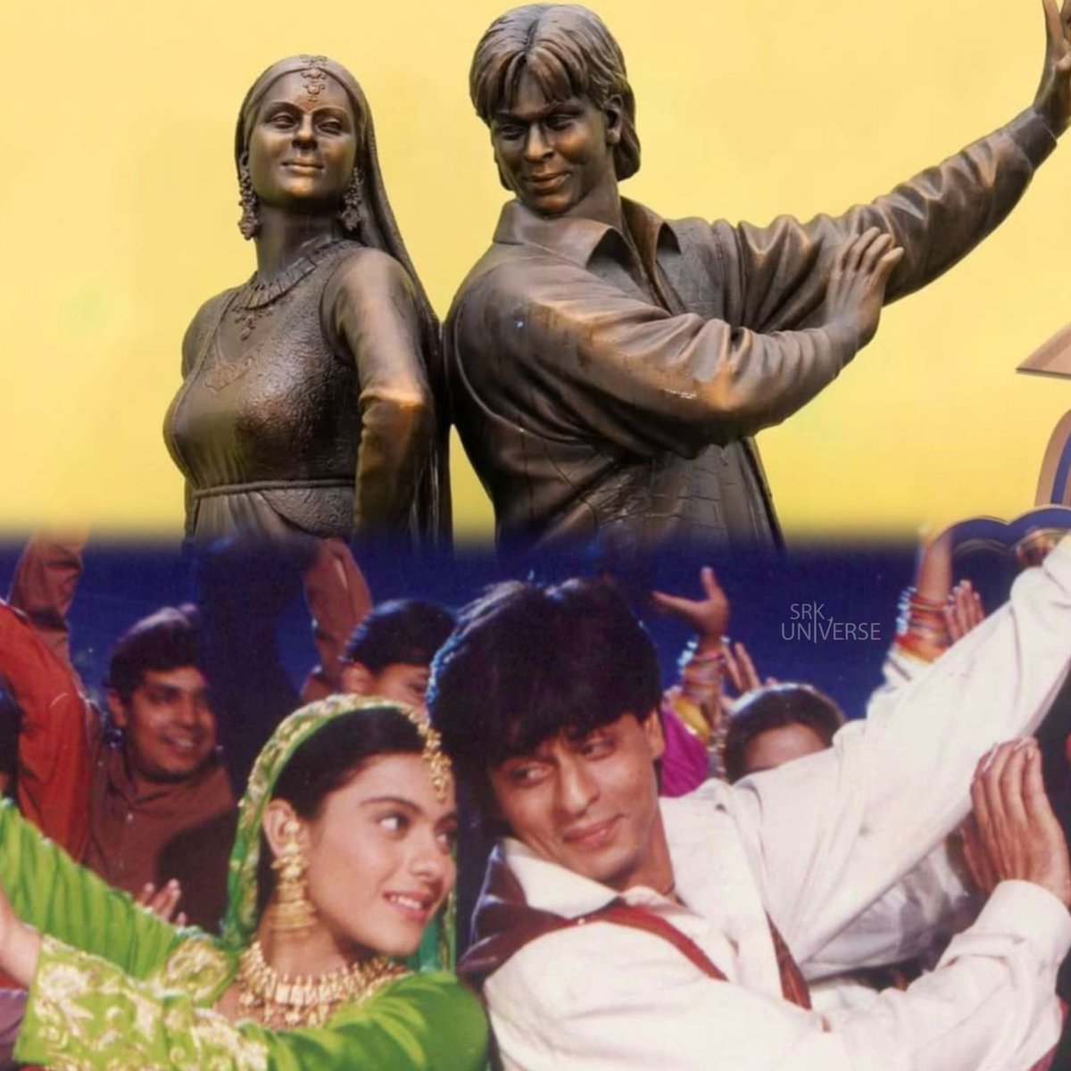 RnSrkrider's tweet photo. Some moments don’t age, they become history! ♥️✨
@iamsrk @itsKajolD @yrf
#SRK #ShahRukhKhan #Kajol #30YearsOfDDLJ #DDLJ #DilwaleDulhaniaLeJayenge #King https://t.co/0u1wbBEDtn