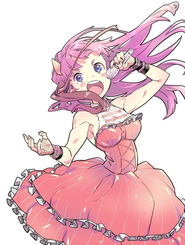 iLiekVocaloid's tweet photo. 【UTAU】The vocal synth of the hour is Hakaine Maiko.
Infamous for having a library of screamo death voice samples rather than regular singing samples. Despite being a death metal singer, Maiko is a bubbly and sweet girl. https://t.co/p3SxNfStZf