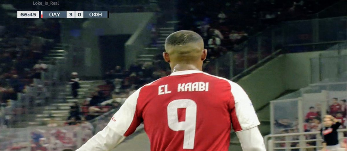 114 ματς - 75 γκολ με τον #OlympiacosFC

1ος σκόρερ σε Conference και Europa League

Τρέχει ασταμάτητα, δεν τραυματίζεται ποτέ, δεν δημιουργεί προβλήματα, μένει ταπεινός και λατρεύει την ομάδα

Αν κάποιος αξίζει το μεγαλύτερο συμβόλαιο ever αυτός είναι ο Αγιούμπ Ελ Κααμπί από την