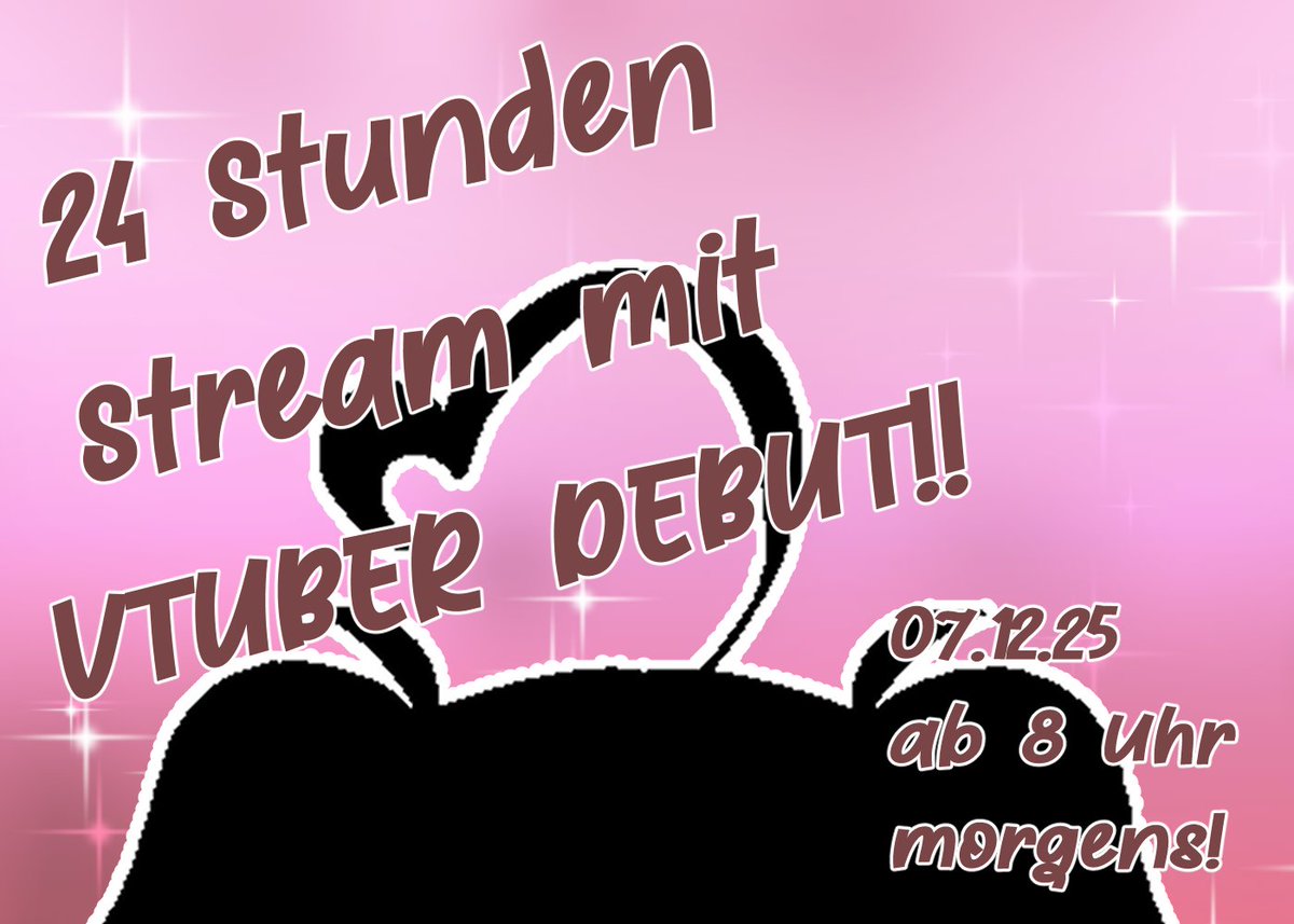 Morgen ist es soweit!
mein 24 Stunden Stream Special geht endlich los!!!
Ab 8:00 Uhr werden Plätzchen gebacken und mein neues Model presentiert :3
Ab 13Uhr gehts dann mit Mario Kart weiter!
Und ab 20 Uhr wird mit <a href="/ryu0okami/">Ryu Ookami - Open for Commissions</a> Split fiction gespielt x3
Kommt vorbei :3