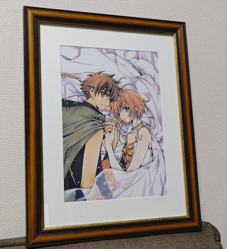 おお、500円のクリアファイルがまるでウン万の複製原画のよう