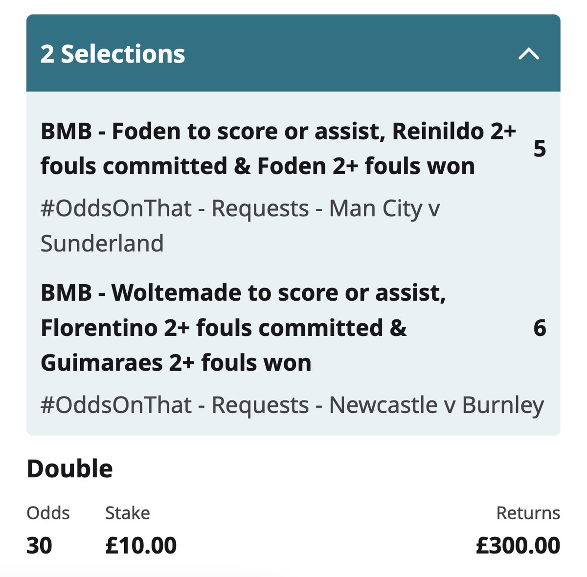 Bad Man’s Football Tips ⚽️ tweet media