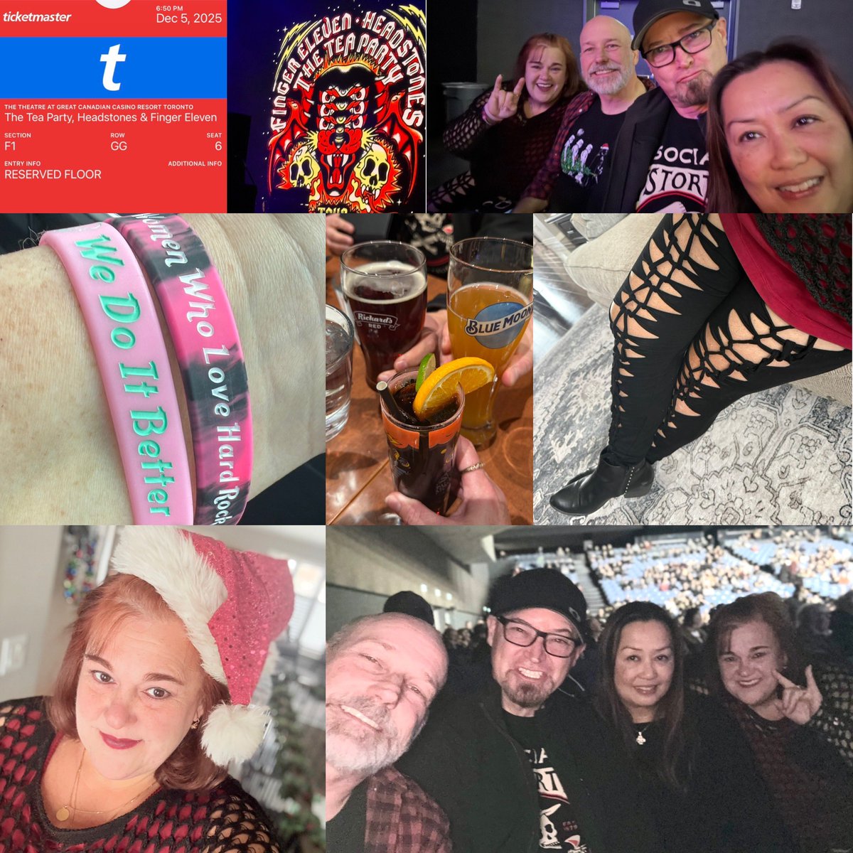 KathyRoman's tweet photo. THAT is how a Christmas concert is done! 🎄
3 fan-freaking-tastic bands! Finger Eleven 🔥
Tea Party 🔥
Headstones 🔥
Until ‘til next time 🤘🏽
#concert #rockconcert #headstones #fingereleven #theteaparty #Toronto https://t.co/AlbruU5mVb