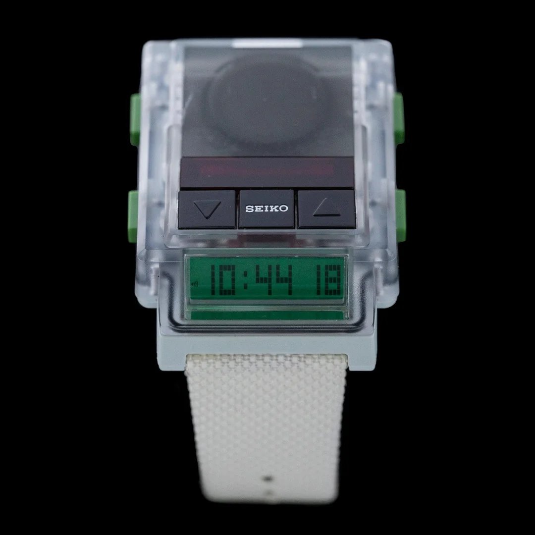 obsoletearchive's tweet image. 1998 Seiko B010-4000 rhythm machine watch