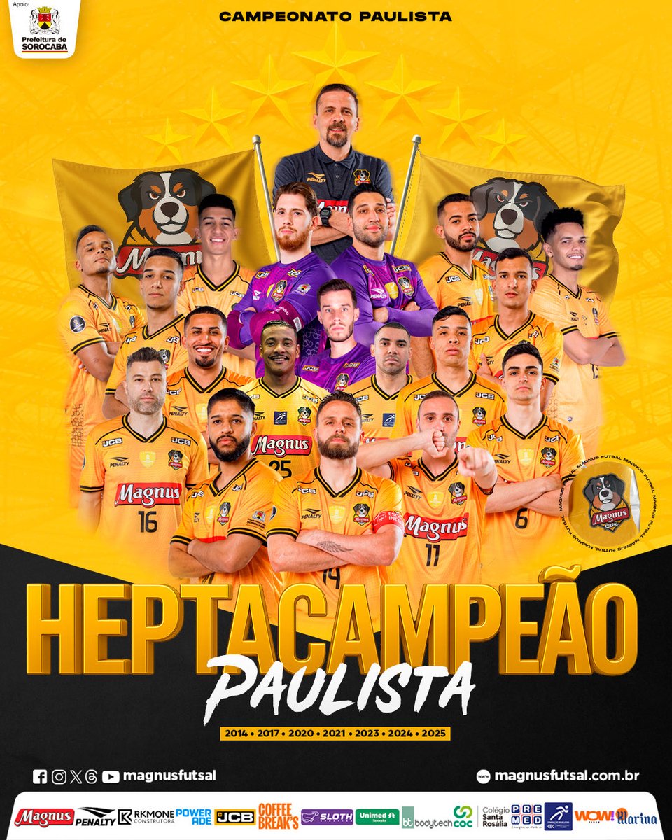 Fim de jogo!!!! 7x CAMPEÃO PAULISTA!!!
