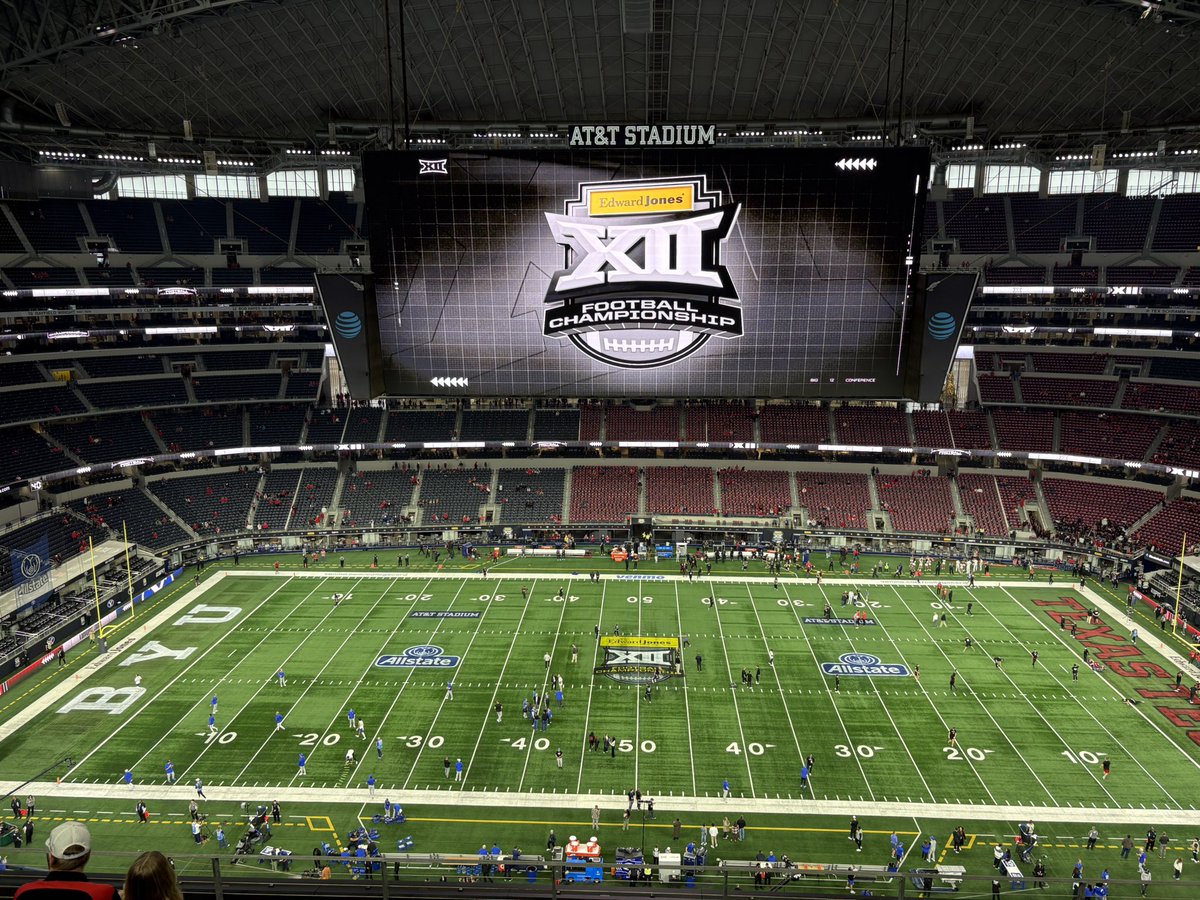 jdick67's tweet photo. Good Morning from AT&amp;T Stadium! Let’s Go! Big XII! BYU Football!! https://t.co/T0EOtvrsme