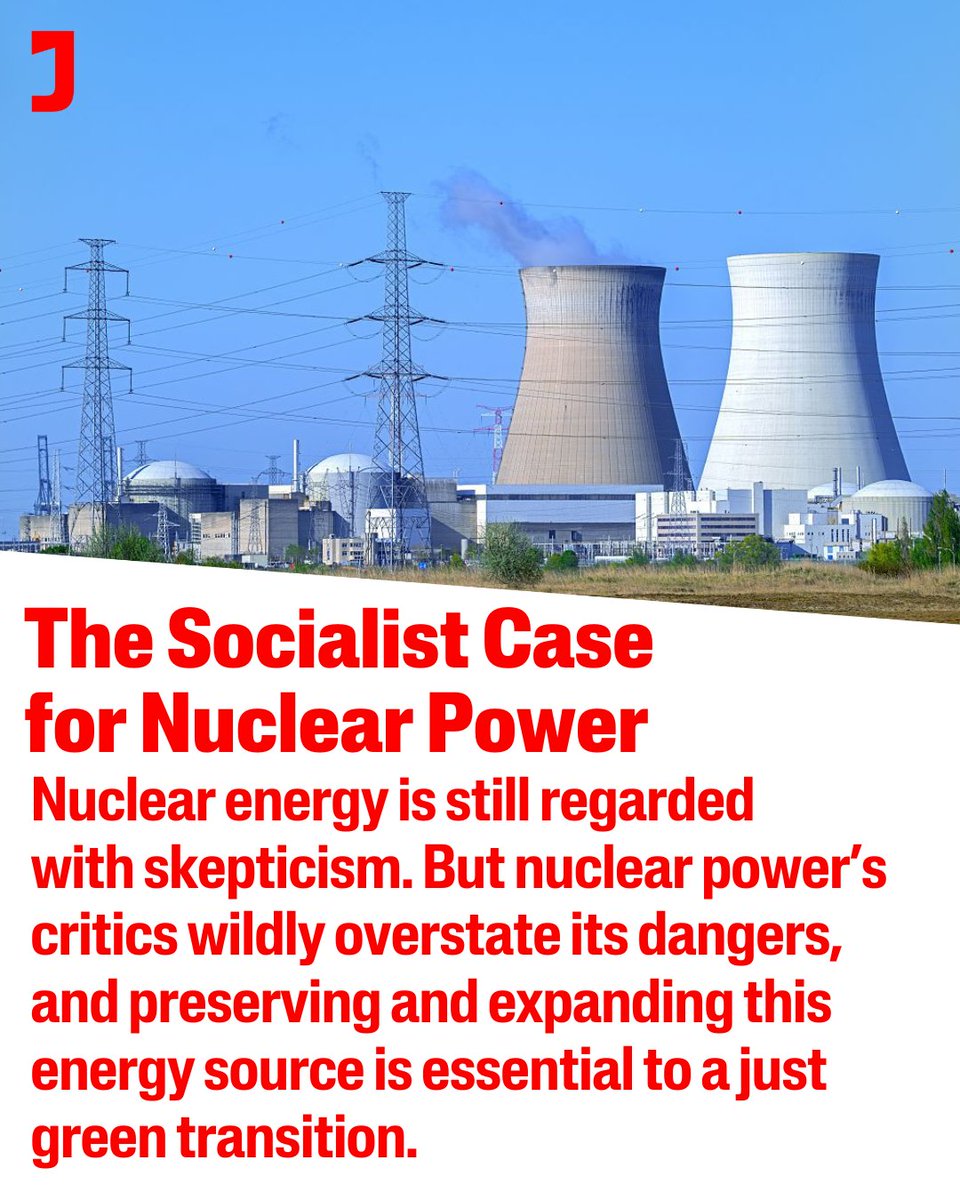 The transition away from fossil fuels cannot be accomplished by renewable energy alone.

We need nuclear power. jacobin.com/2025/12/nuclea…