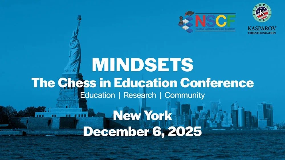Today in New York. Mindsets! <a href="/NSCFChess/">NSCF Chess</a> <a href="/Kasparov_Chess/">Kasparov Chess</a> <a href="/USChess/">US Chess</a> <a href="/NYStateChess/">NY State Chess</a> <a href="/chessclubICC/">ICC chessclub.com</a> <a href="/chessinschools/">Chess in the Schools</a>