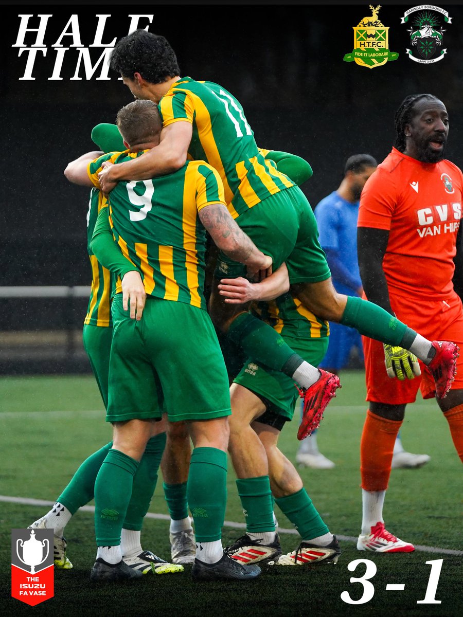 HALF TIME

We lead at the break!

A massive 45 coming up in AL5

HARPS 3-1 HBR

#OneTeamOneTown🟡🟢🦌