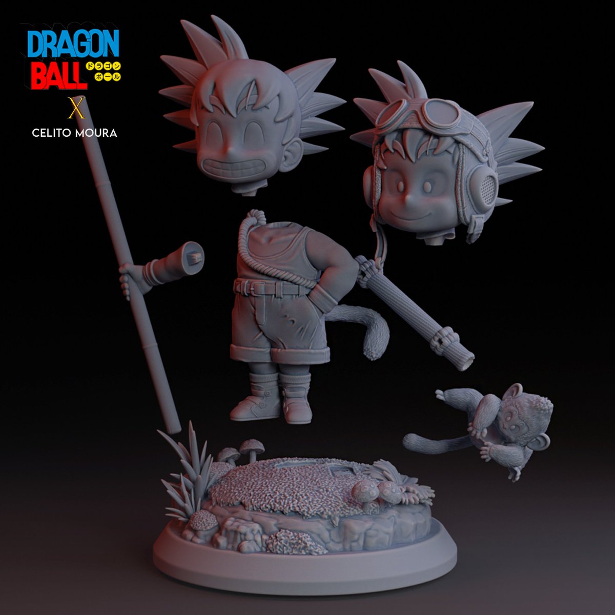 cmouranft's tweet photo. Young goku - From Dragon Ball Cover.

Painted by Seikin Chan ( Japanese artist)
link :https://t.co/MmU3dR2lch

#anime #zbrushculpt #animeart #goku https://t.co/Oi798TKPEq