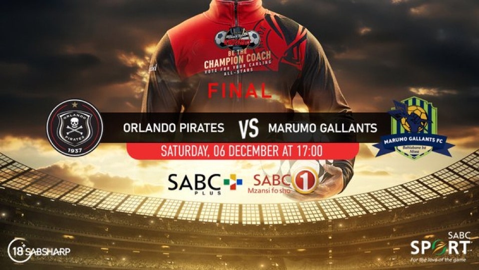 [Emoyeni] #EtimbaleniTaMintlangu na Tony Khosa, Jafta Rikhotso hi vuhumelerisi bya Brian Gatsheni. Hi ku tisela ntlangu wa #CarlingCupFinal exikarhi ka @OrlandoPirates na @MarumoGallants #makombandlela