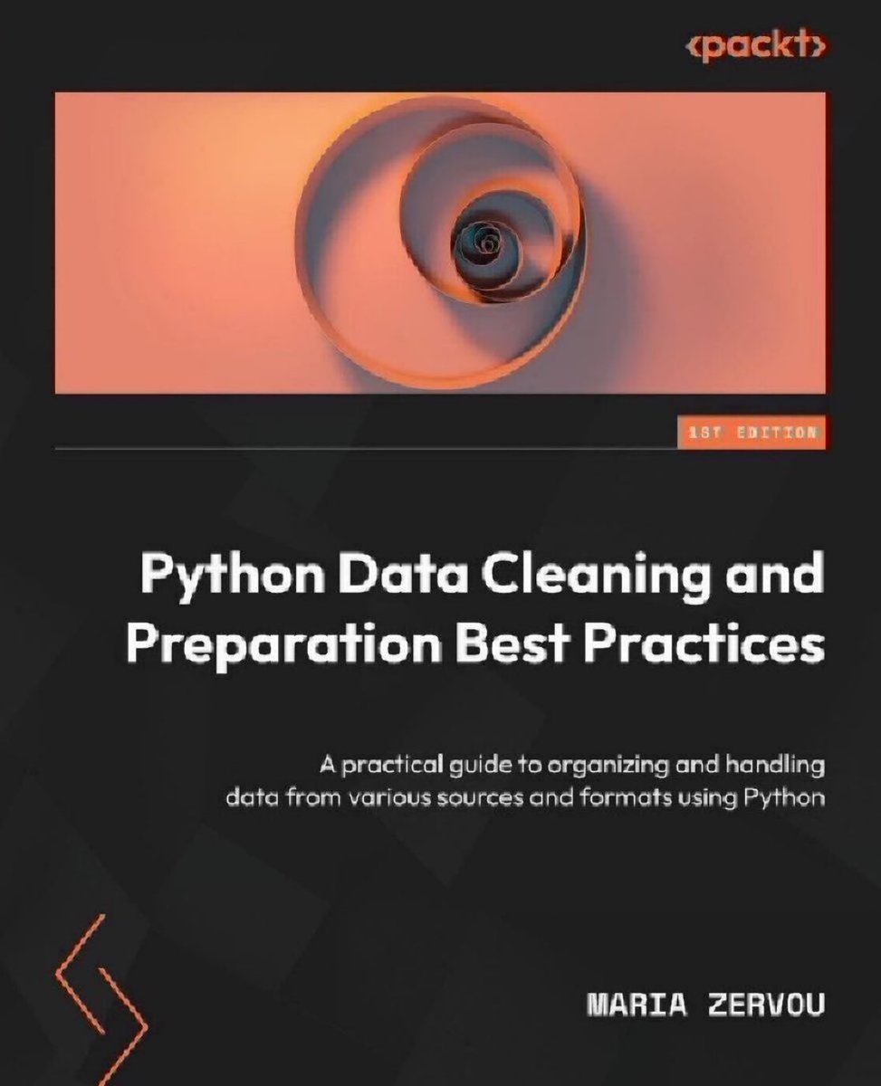 KirkDBorne's tweet image. #Python Data Cleaning and Preparation Best Practices — Practical guide to organizing &amp;amp; handling data from various sources and formats using Python: amzn.to/49wtptU via @PacktDataML

𝓚𝓮𝔂 𝓕𝓮𝓪𝓽𝓾𝓻𝓮𝓼:

🟠Maximize the value of your data through effective data…