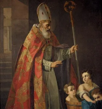 Ancœ 6 de dexenbre u l'é u giurnu de san Nichiuzu, prutetû di naveganti, de figge da maju e di figiœ (o-u ciamman ascì Santa Claus...)