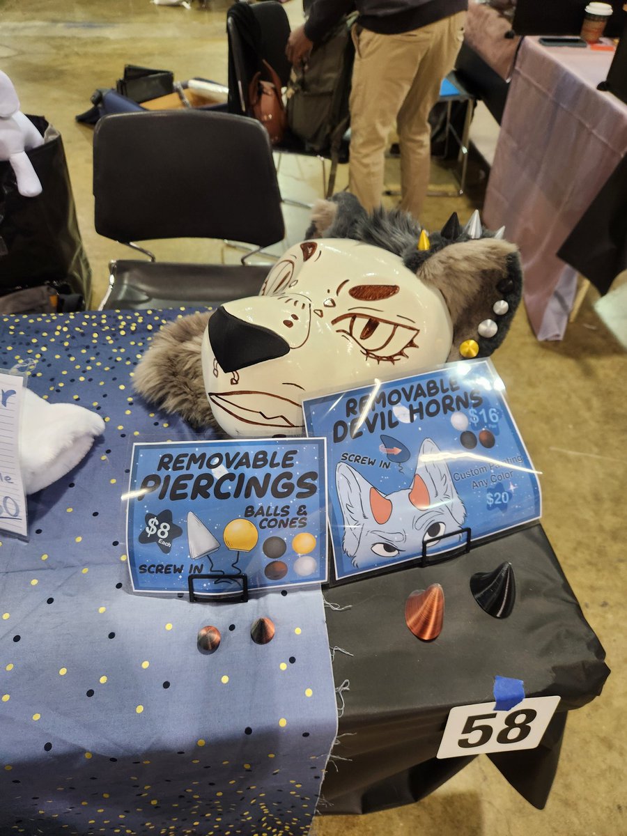 All set up in Artist Alley at MFF 25. Saturday 10am to 4pm!