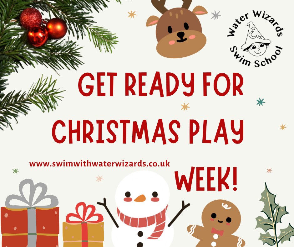 waterwizardsuk's tweet photo. Festive fun incoming at Water Wizards Swim School! 🎄 Our Christmas Play Swims are nearly here with games, giggles &amp; plenty of magic in the pool 🥳 Don’t forget to confirm next term’s place &amp; check your spam folder for our email! - Zoe &amp; the team https://t.co/4cB2cyJldY