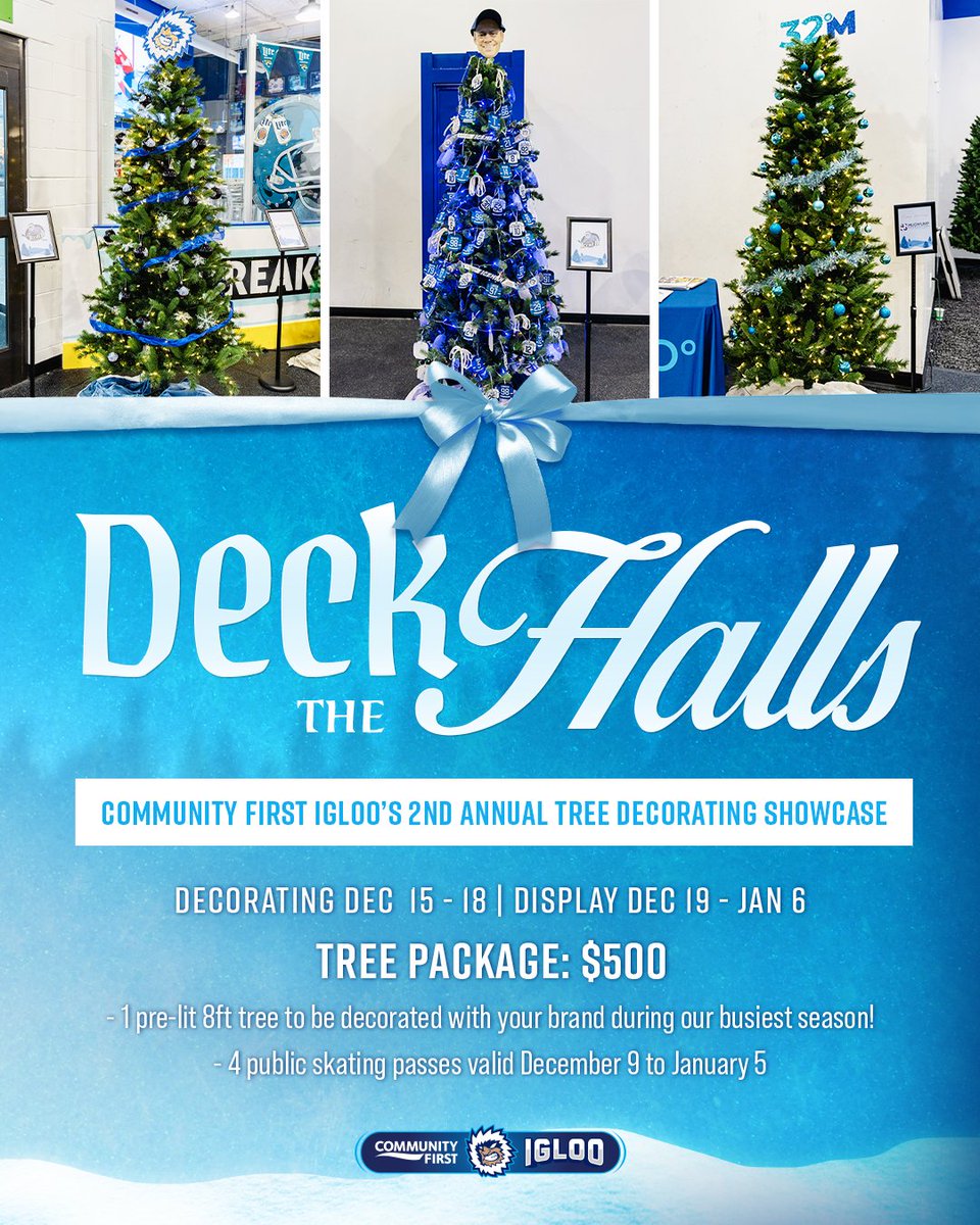 Bring your brand to life this holiday season!🎄 Reserve an 8ft pre-lit tree and join our Deck the Halls decorating showcase!

🔗 bit.ly/44w5bPd