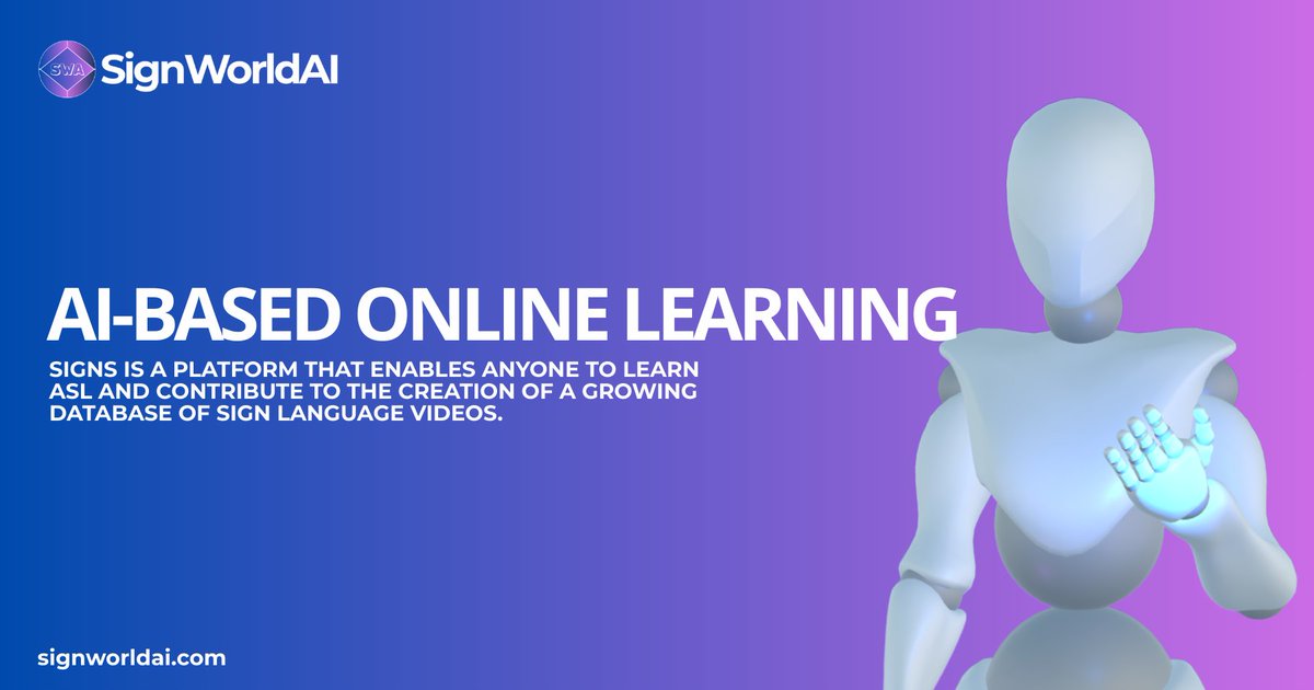 LizaFlux's tweet image. A big step forward is coming next week!🦾

Online learning will be integrated into the website — just connect, turn on your camera, and learn American Sign Language for FREE.
AI makes #ASL accessible to everyone.
Subscribe so you don’t miss out: @SignWorldAI 

#AI #SignLanguage