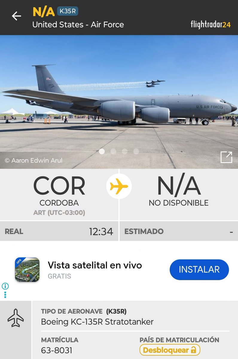 Imágenes del tocayo Andrés Lavallén, quien habitualmente publica fotones tomadas en el Aeropuerto Taravella de Córdoba.

 