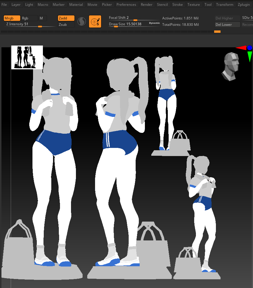 cmouranft's tweet photo. Sculpting Frieren now.
In School Gym Outfit.
Hope you like it guys. 

#anime #frieren #animesculpt #sculptart #zbrushsculpt #art #sousounofrieren https://t.co/7OxsyIbzY0