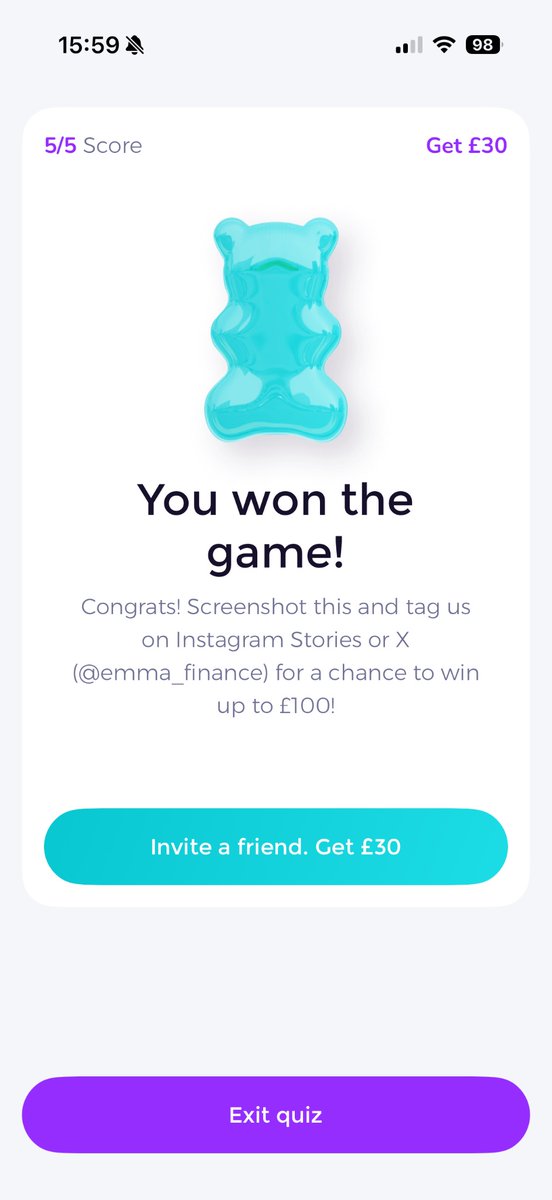 firephoenix83's tweet photo. @emma_finance my weekly winning quiz entry https://t.co/fur5Z732TE