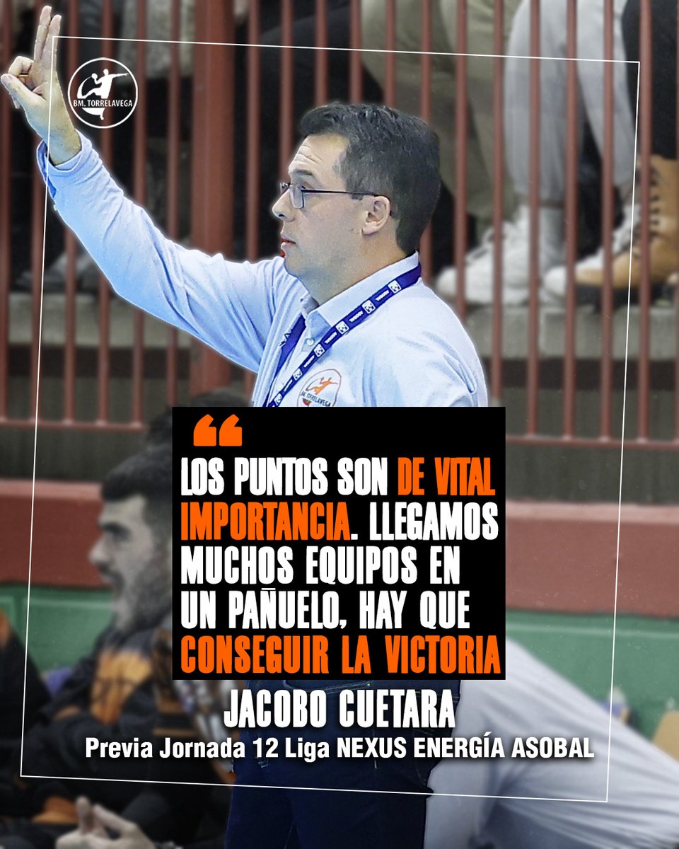 📰 PREVIA | Tacos de salida hacia el sprint final

💪 Jornada 12 de <a href="/ASOBAL/">ASOBAL</a> y, con ya en el horizonte el final de la primera vuelta, los dos puntos de mañana son fundamentales para #TheOrangeSquad

💻 + en web: balonmanotorrelavega.com/2025/12/05/bm-…