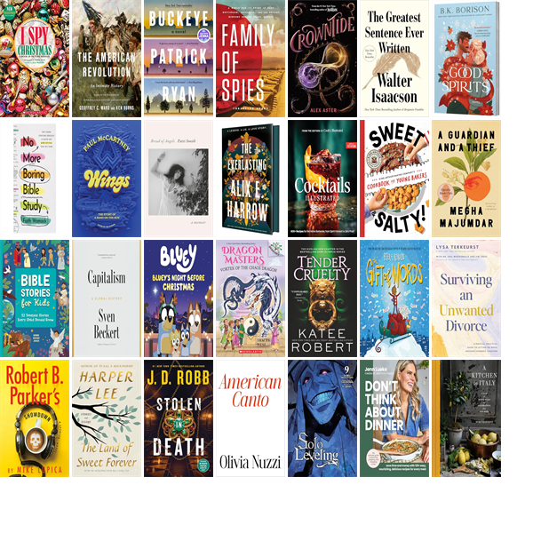 This week the Denton Public Library has 200 new books.  New items include I Spy Christmas, The American Revolution, Buckeye, Family of Spies, Crowntide, The Greatest Sentence Ever Written, The Irish Goodbye, and The Last Days of Marilyn Monroe. wowbrary.org/nu.aspx?p=2047…