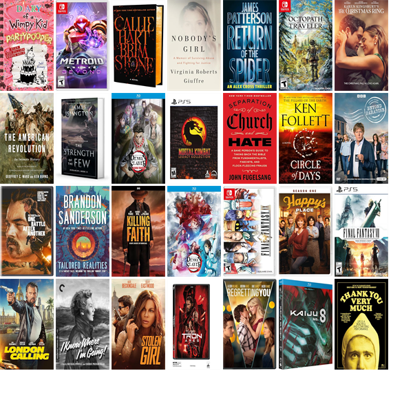 This week the Salina Public Library has 99 new books and 33 new movies.  New items include Partypooper. wowbrary.org/nu.aspx?p=5578…