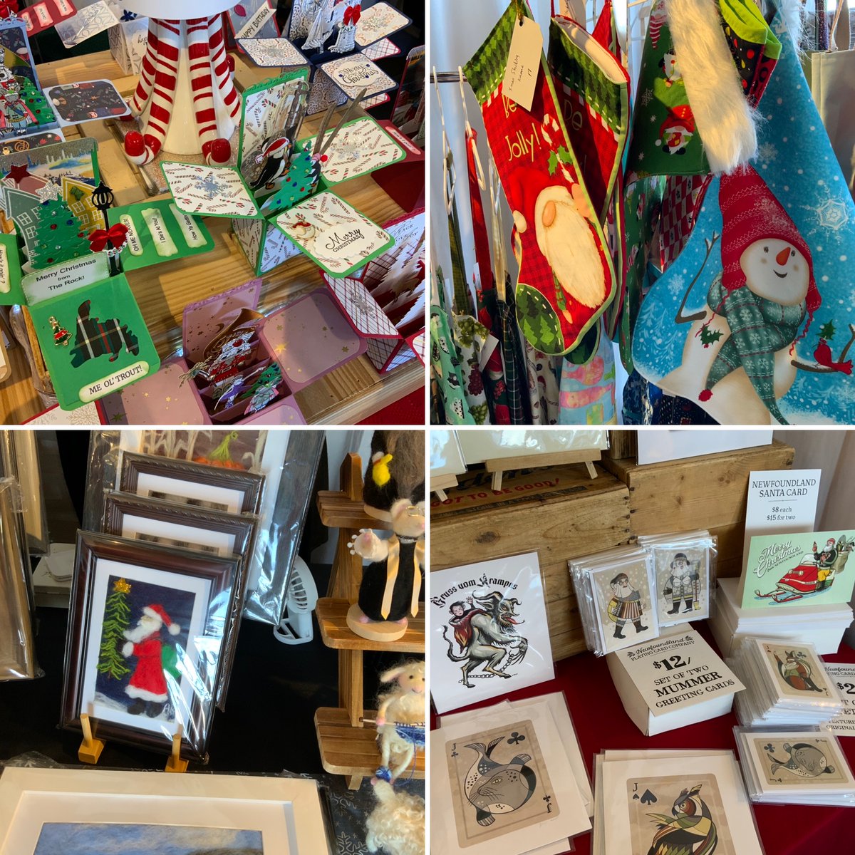 Lots of holiday cheer today during day one of our two day Annual Festive Market here at 245 Freshwater Road. We’re open until 4pm today and 10am-3pm tomorrow Sunday December 7th. #sjfmnl #sjfm #stjohns #sjfmfestivemarket #holiday