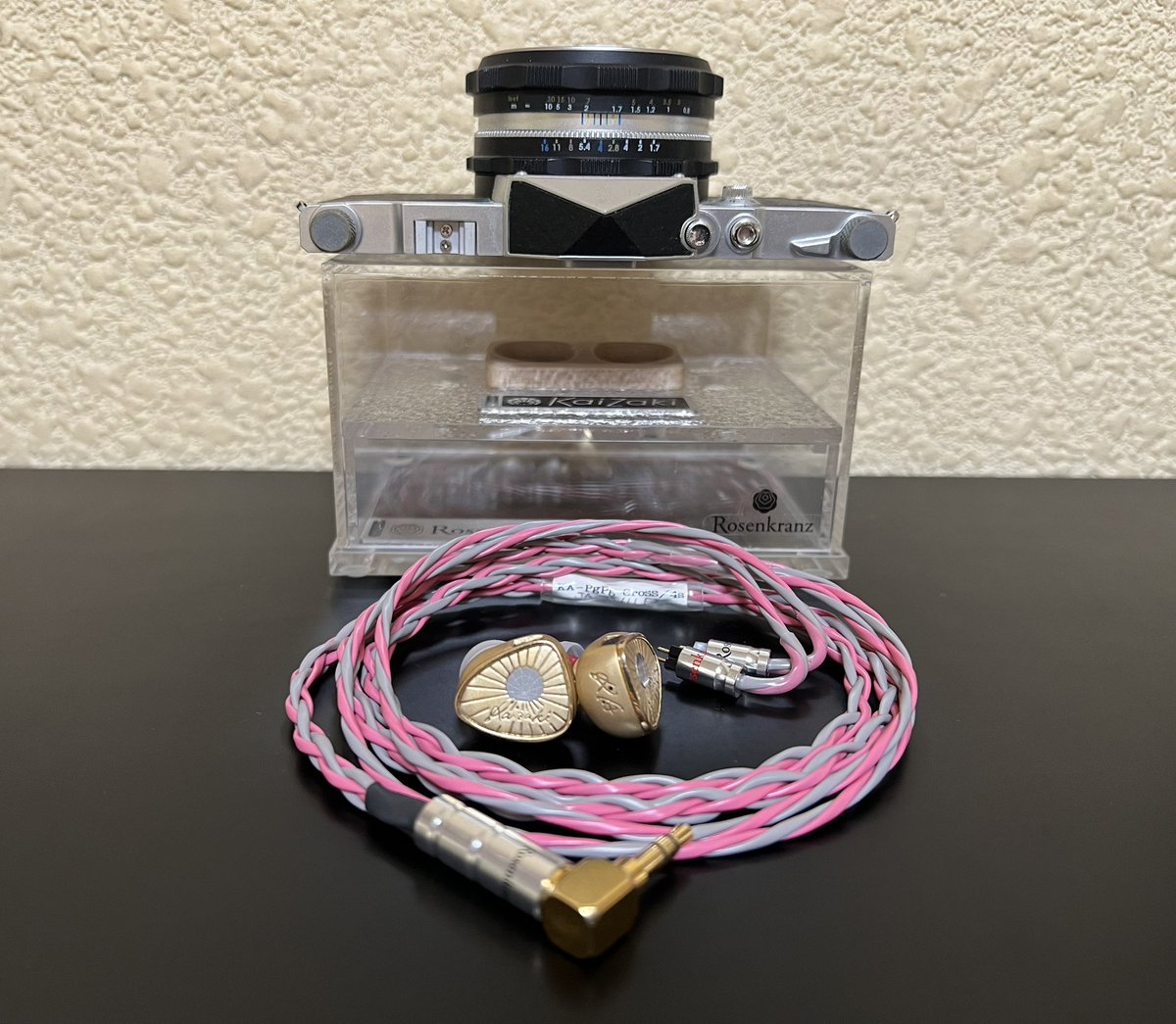 イヤホン rosenkranz RK-KA chrome RK-Silver/KA 18k Goldイヤホンシステム Xperia10ⅥとRK-HM Chromeに