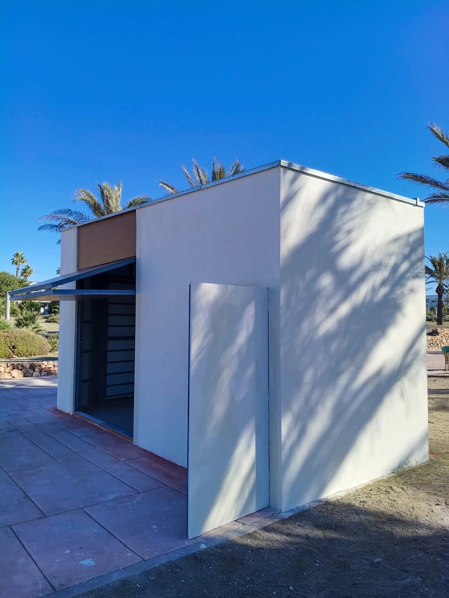 garcam2's tweet photo. #Proyecto de cuatro #quioscos sin #uso en el Toyo.
Obra Terminada.

Arquitectura modular prefabricada
GARCAM tallerdearquitectura 
Direccionfacultativa de obra.
Fin https://t.co/9o8HfrboTY