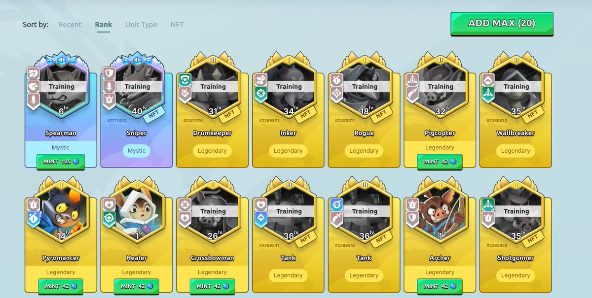 Soon, I will be hiring 50+ scholars in <a href="/playwildforest/">Wild Forest</a> 

I am getting ready with my units. 

Are you guys ready for this? Are you ready for this <a href="/Jihoz_Axie/">Jihoz.ron</a> ?