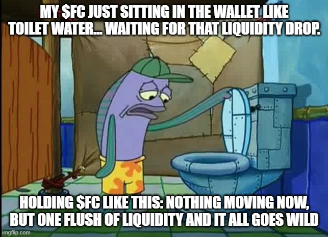 xTavar3s's tweet photo. My $FC is just sitting in the wallet like still toilet water… but the moment liquidity hits, it’s game on. Fish Classic is one spark away from sending waves. Get ready, degens — the tide is coming.

#FishClassic #FC #FogoFishing #FogoChain https://t.co/vBM6Rq4Dcn