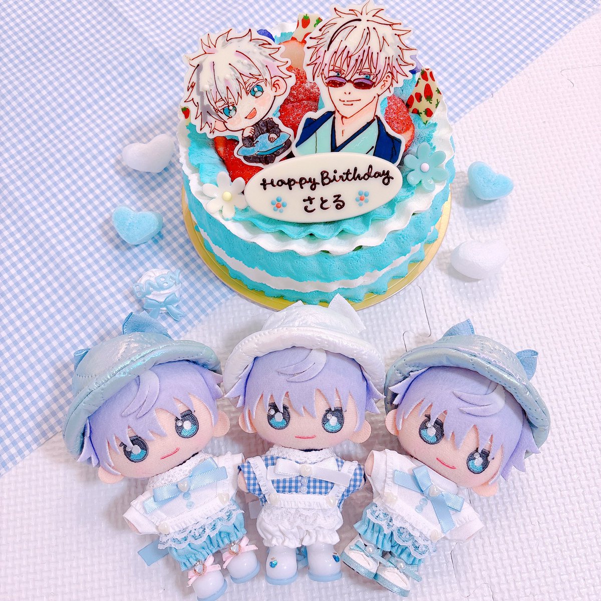 *♡たωころもち♡*゜様 🩵🎂🩵🎂🩵 🩵るかっぷ五五五五🤍