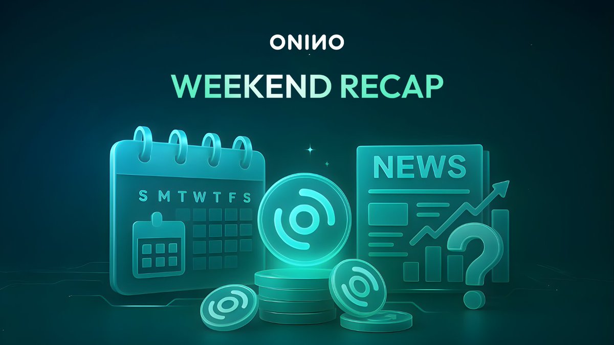 💙Welcome to ONINO Weekend Recap! 

Keep reading for a summary of all the big events that happened this week 👇🧵