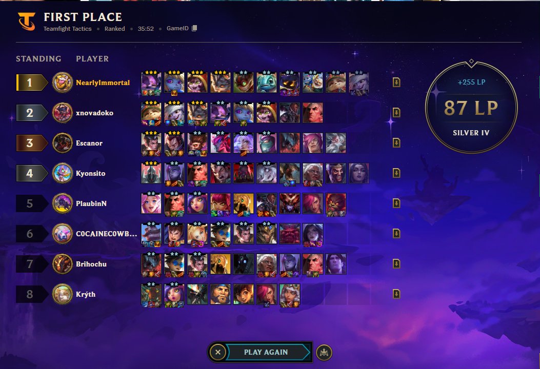 RoryBCasting's tweet image. Y'all ever hit the NO SCOUT NO PIVOT so have to run the fated 10 Yordle comp?