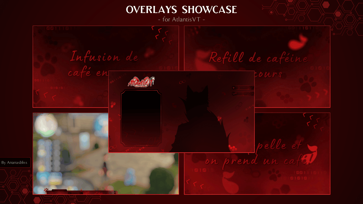 Full overlay package including → starting, brb, chatting, main, ending and offline screen

Full overlay package incluant → starting, brb, discussion, principal, ending et hors ligne

Thank you for trusting me again
Merci encore de me faire confiance <a href="/atlantis_vt/">AtlantisVT</a>

(. ❛ ᴗ ❛.)