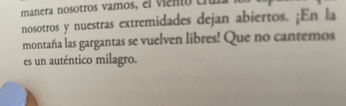 “¡En la montaña las gargantas se vuelven libres!”

- Kafka.