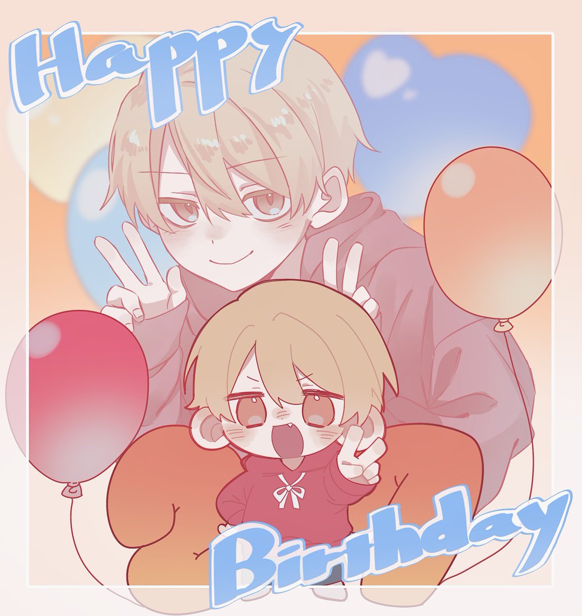 maounonikukyuu's tweet photo. 27歳!!!!おめでとうございます!!27歳!!!!
 #こーく誕生祭2025
 #不透明なイラスト https://t.co/qmjm8itiq3