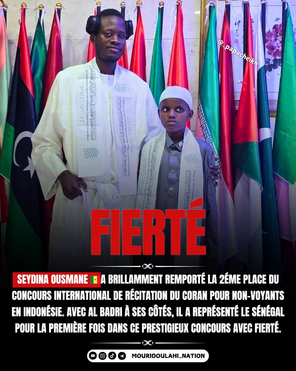 2ÉME PLACE POUR SERIGNE OUSMANE 🇸🇳❤️